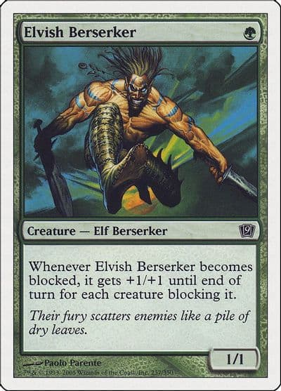 Elvish Berserker 9th Edition Magic card