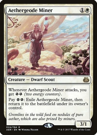 Aethergeode Miner Aether Revolt Magic card