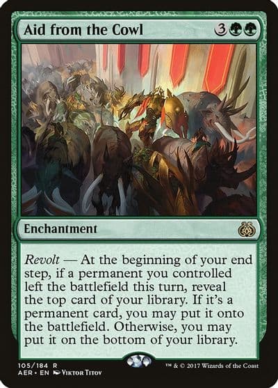Aid from the Cowl Aether Revolt Magic card
