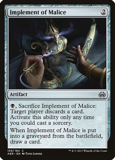 Implement of Malice Aether Revolt Magic card