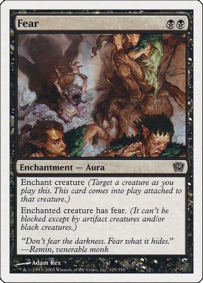 Fear 9th Edition Magic card