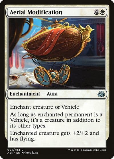 Aerial Modification Aether Revolt Magic card