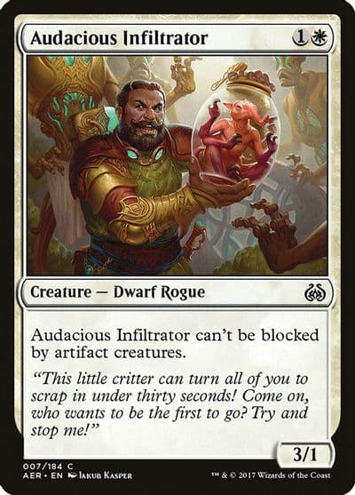 Audacious Infiltrator Aether Revolt Magic card