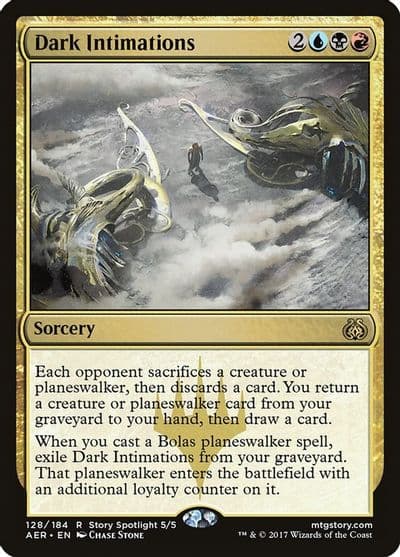 Dark Intimations Aether Revolt Magic card