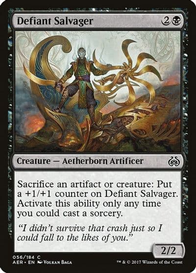 Defiant Salvager Aether Revolt Magic card