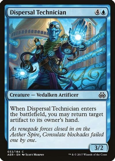 Dispersal Technician Aether Revolt Magic card