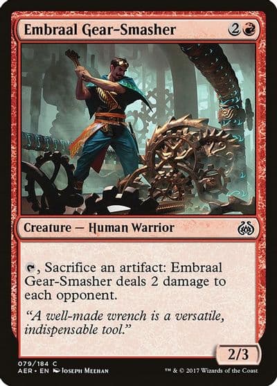Embraal Gear Smasher Aether Revolt Magic card