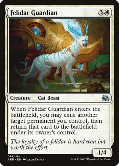 Felidar Guardian Aether Revolt Magic card
