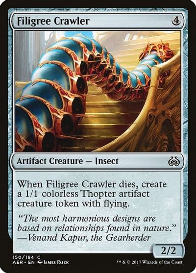 Filigree Crawler Aether Revolt Magic card