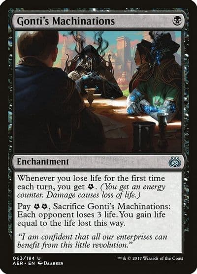 Gontis Machinations Aether Revolt Magic card
