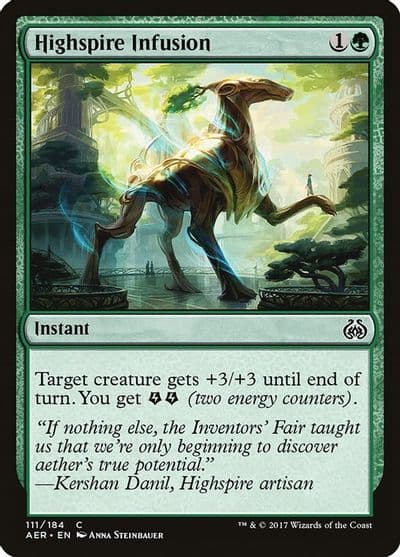 Highspire Infusion Aether Revolt Magic card
