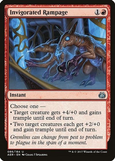 Invigorated Rampage Aether Revolt Magic card