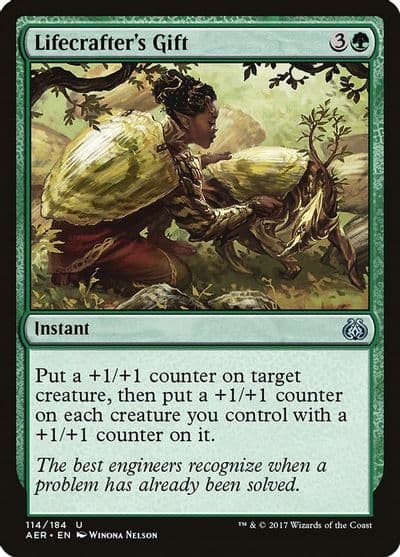 Lifecrafters Gift Aether Revolt Magic card