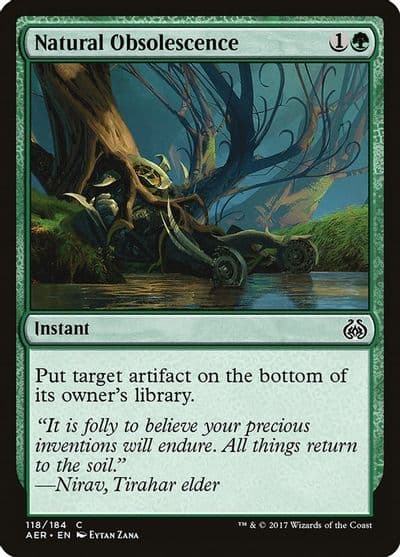 Natural Obsolescence Aether Revolt Magic card
