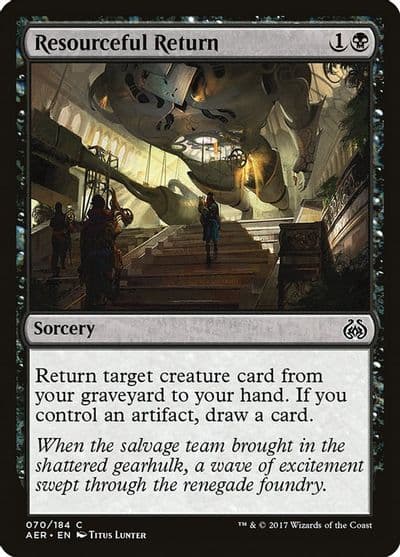 Resourceful Return Aether Revolt Magic card