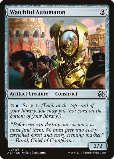 Watchful Automaton Aether Revolt Magic card