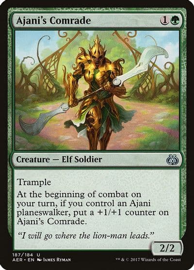 Ajanis Comrade Aether Revolt Magic card