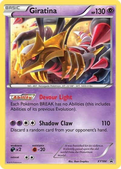 Giratina - XY184 XY Promos Pokemon card