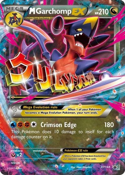M Garchomp EX - XY168 XY Promos Pokemon card