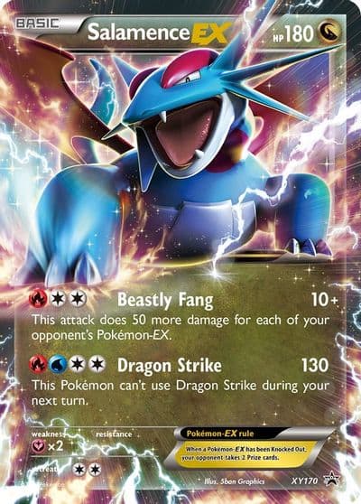 Salamence EX - XY170 XY Promos Pokemon card
