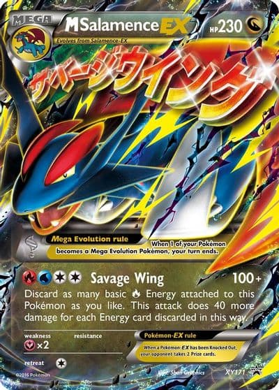 M Salamence EX - XY171 XY Promos Pokemon card