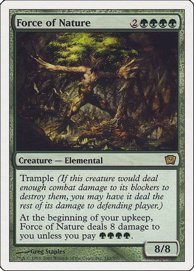 Force of Nature 9th Edition Magic card