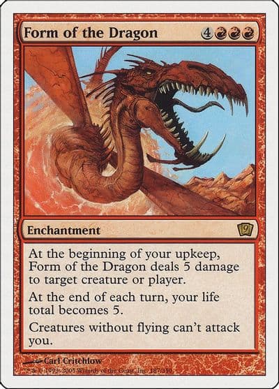 Form of the Dragon 9th Edition Magic card