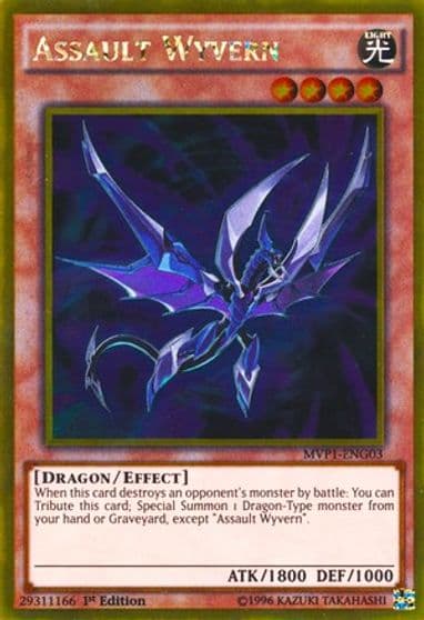 Assault Wyvern The Dark Side of Dimensions Movie Pack: Gold Edition Yu-Gi-Oh! card