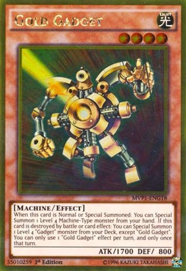 Gold Gadget The Dark Side of Dimensions Movie Pack: Gold Edition Yu-Gi-Oh! card