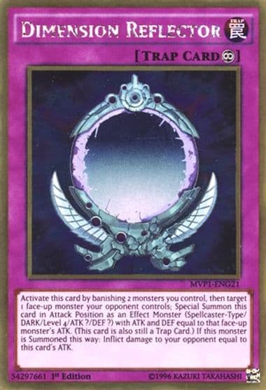 Dimension Reflector The Dark Side of Dimensions Movie Pack: Gold Edition Yu-Gi-Oh! card