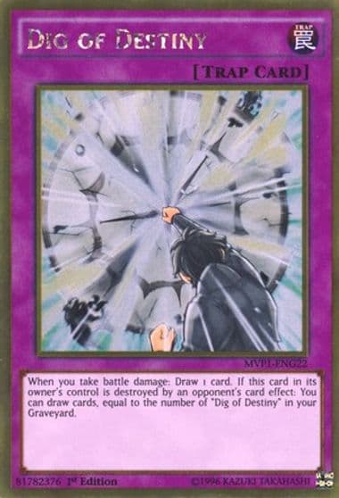 Dig of Destiny The Dark Side of Dimensions Movie Pack: Gold Edition Yu-Gi-Oh! card