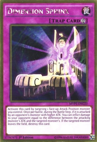Dimension Sphinx The Dark Side of Dimensions Movie Pack: Gold Edition Yu-Gi-Oh! card