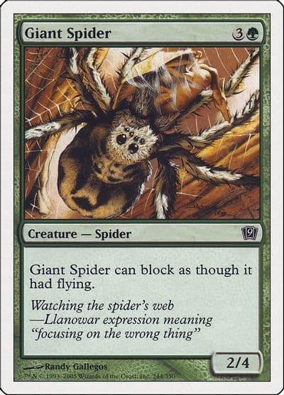 Giant Spider 9th Edition Magic card