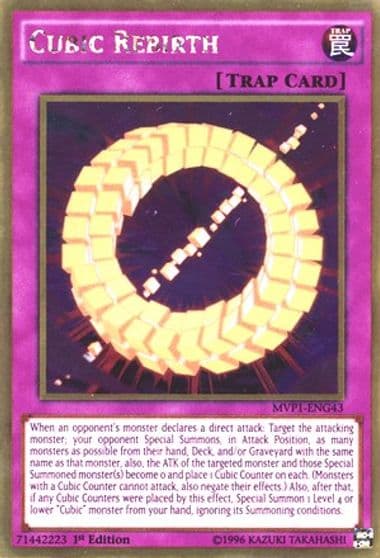 Cubic Rebirth The Dark Side of Dimensions Movie Pack: Gold Edition Yu-Gi-Oh! card