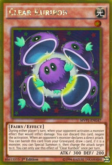 Clear Kuriboh The Dark Side of Dimensions Movie Pack: Gold Edition Yu-Gi-Oh! card