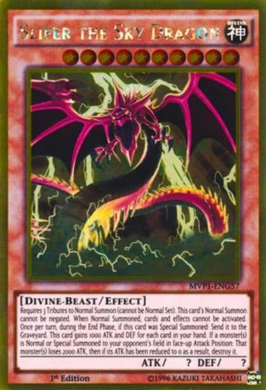 Slifer the Sky Dragon The Dark Side of Dimensions Movie Pack: Gold Edition Yu-Gi-Oh! card