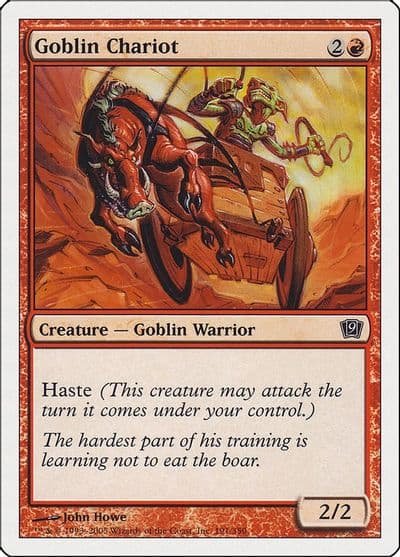 Goblin Chariot 9th Edition Magic card