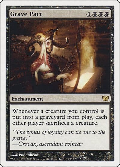 Grave Pact 9th Edition Magic card