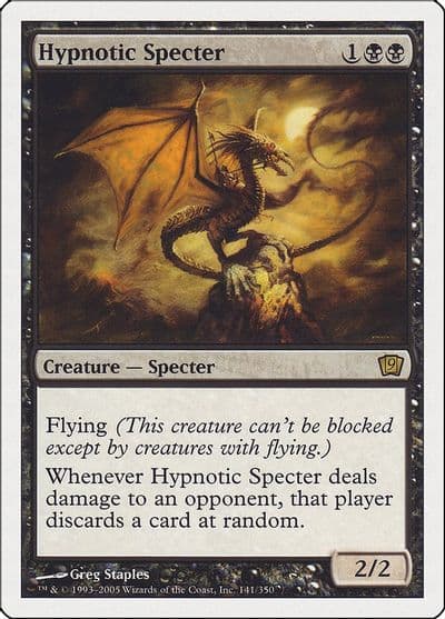 Hypnotic Specter 9th Edition Magic card