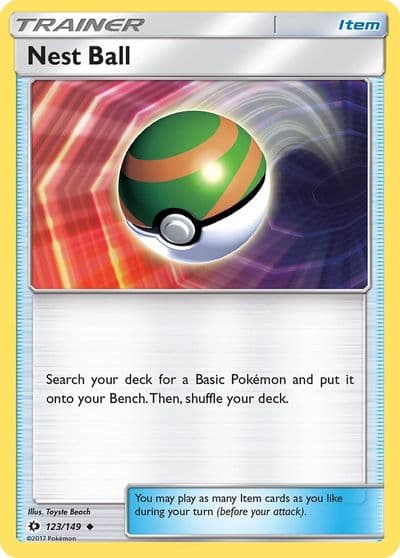 Nest Ball SM Base Set Pokemon card