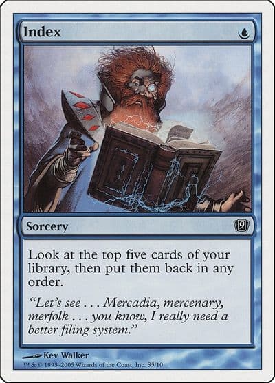 Index 9th Edition Magic card