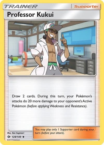 Professor Kukui SM Base Set Pokemon card