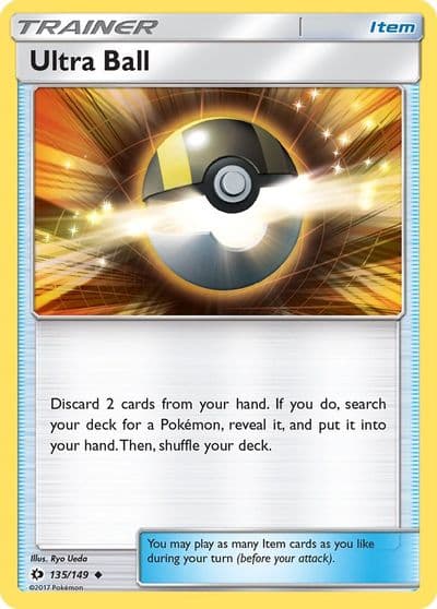 Ultra Ball SM Base Set Pokemon card