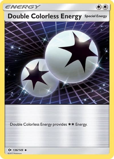 Double Colorless Energy SM Base Set Pokemon card