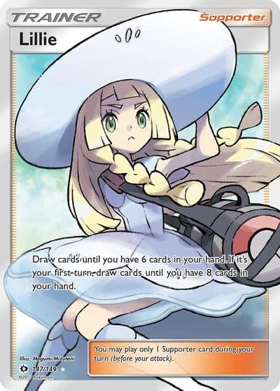 Lillie (Full Art) SM Base Set Pokemon card