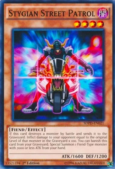 Stygian Street Patrol Structure Deck: Pendulum Domination Yu-Gi-Oh! card