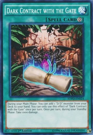 Dark Contract with the Gate Structure Deck: Pendulum Domination Yu-Gi-Oh! card