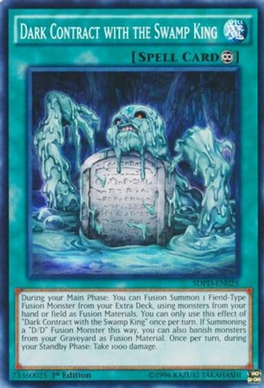 Dark Contract with the Swamp King Structure Deck: Pendulum Domination Yu-Gi-Oh! card