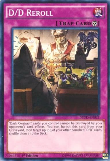 D D Reroll Structure Deck: Pendulum Domination Yu-Gi-Oh! card