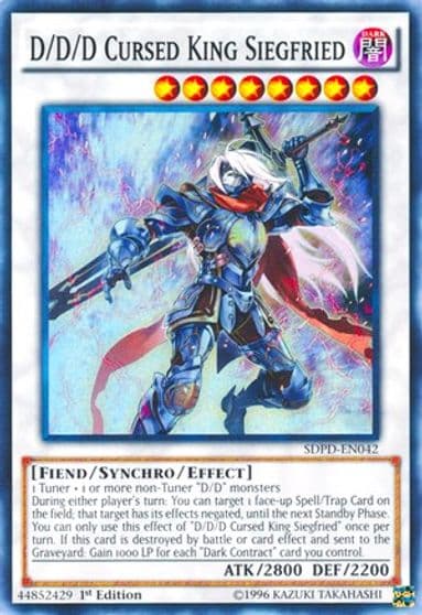 D D D Cursed King Siegfried Structure Deck: Pendulum Domination Yu-Gi-Oh! card